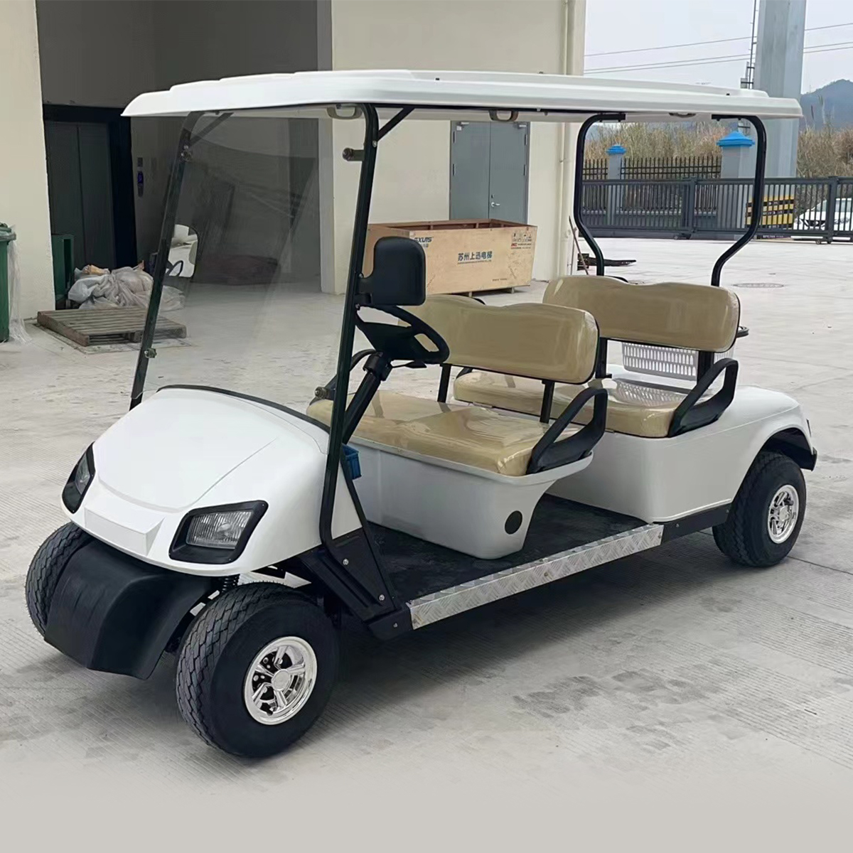 4 Passengers Electric Golf Cart Club Car With Lithium Battery 14 4 seater golf cart