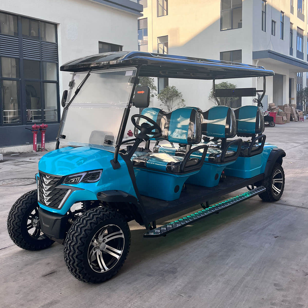 High Quality Off Road Club 6 Seater Electric Golf Carts Buggy Price 14 6-seater-golf-cart
